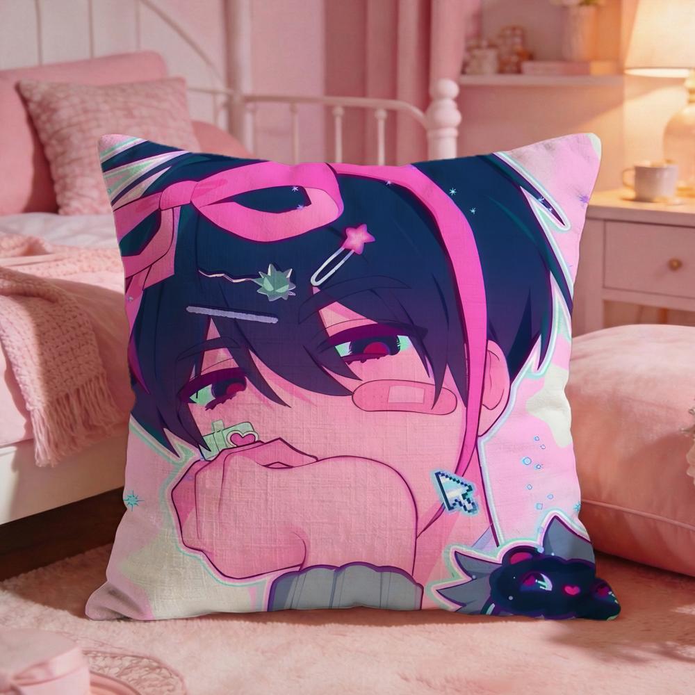 aAlien Stage anime Cushion Cover Premium Comfort Reversible Pillow Cove Two in One Design for Any Room Car Interior