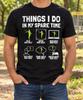 Things I Do In My Spare Time Disc Golf Shirt, Fun Player Tee, Outdoor Sport Gift, Basket Graphic, Throwing Hobby, Tournament Birthday Outfit