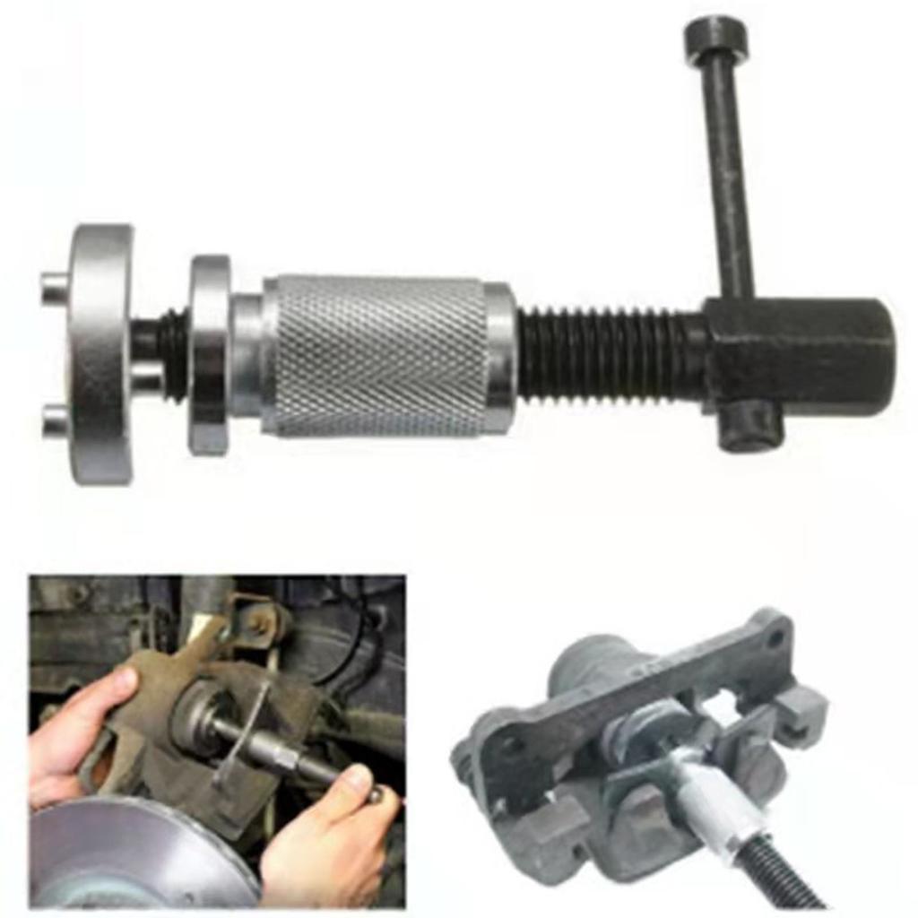 Disc Brake Caliper Rewind Tool High Hardness Portable Car Rear Brake Pad Wind Back Tool for Various