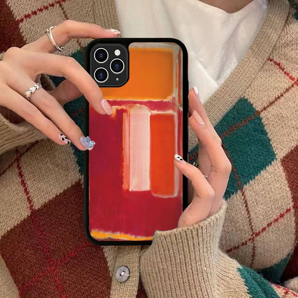 

Abstract Art M-Mark R-Rothko Phone Case For IPhone 17 16 15 14 13 Plus 12 11 Pro Max PC+TPU Cases Back Cover iPhone 14 pro