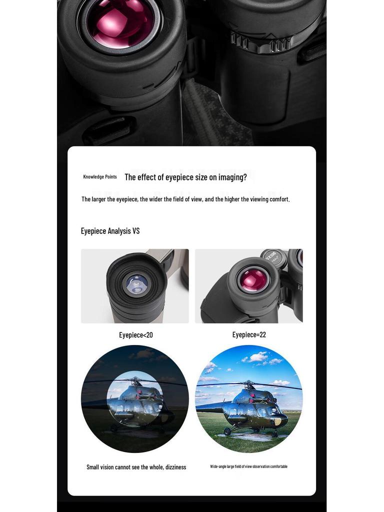 Lei Long Ku Ying 10x50HD High Definition Large Eyepiece Low Light Night Vision Binoculars