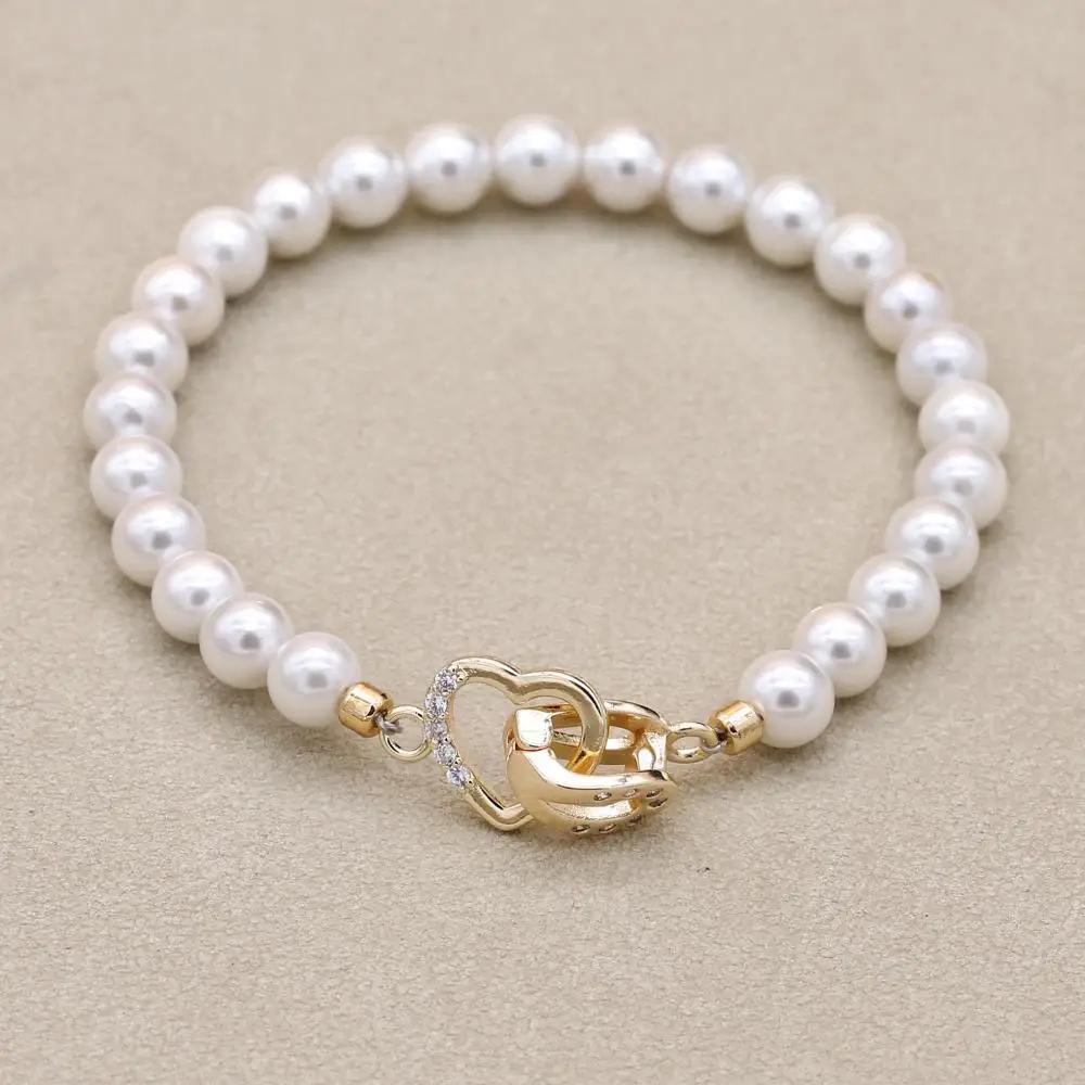 

6 мм бусины из синего тигрового глаза, медные бусины в форме сердца, браслет и браслет для женщин и мужчин, ювелирные изделия ручной работы для влюбленных, подарки на день святого Валентина Men size 19.2cm