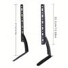 Universal TV Stand Legs TV Feet for LCD /LED/OLED/Plasma TVs Table Top TV Stand Pedestal Riser for Flat&Curve Screen Halloween