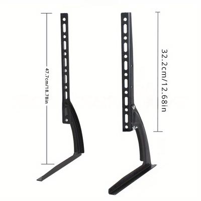 Universelle TV-Standfüße TV-Füße für LCD/LED/OLED/Plasma-Fernseher Tischplatten-TV-Ständer Sockel Erhöhung für Flachbild- und Curved-Bildschirme Halloween