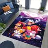 1pc Sonic the Hedgehog & Friends Chair Mat - Anime Cartoon Design, Non-Slip Carpet for Office and Home Decor, Suitable for All Seasons.O085
