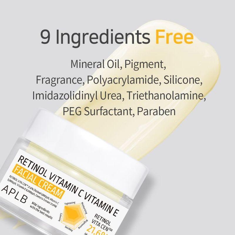 APLB - Retinol Vitamin C Vitamin E Facial Cream