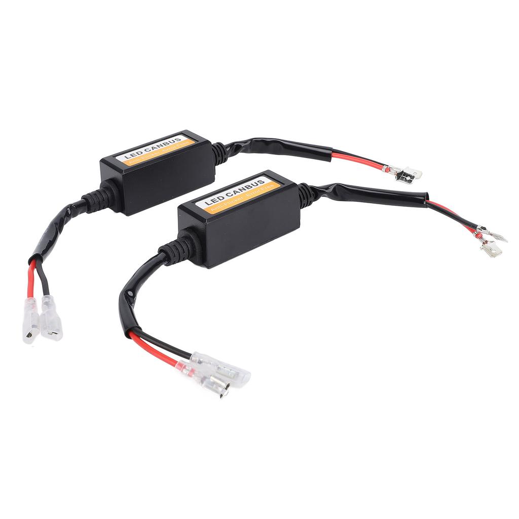 2Pcs LED Headlight Decoder 35W Water Resistant Anti Flickering Harness Warning Error Canbus Decoder 