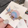 Sweet Starfish Shell Imitation Hair Grip Clip Hairpin Snap Girl Beach Barrette