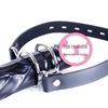 Aisle Adult Erotic Double Set Metal Gag with Round Mouth Plug for Women