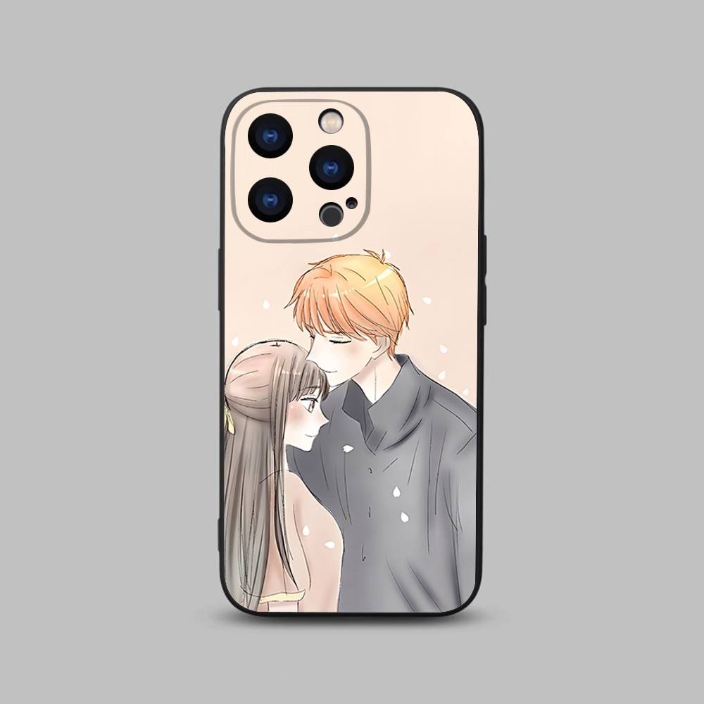 F-Fruit Anime B-Baskets Phone Case For iPhone 17,16,15,14,13,12,11,Pro,Max,Plus,X,XS,SE4,E,Mini,Soft Black Case