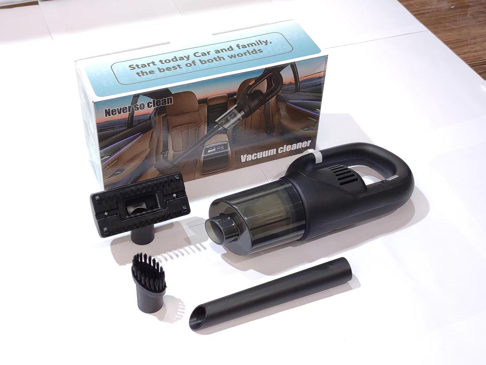 

Портативный ручной пылесос с беспроводной зарядкой и мощным всасыванием для дома и автомобиля.