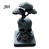 Halloween Spooky Table Centerpiece 3D Printed Tree of Life Skull Figurine, Gothic Desktop Ornament for Modern Minimalist Shelf Accent Home Office