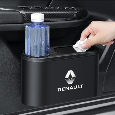Trash Can Auto Emblem Garbage Box Bin Storage Car Accessories For Dacia Megane 2 3 Duster Logan Clio 4 Laguna Sandero Scenic