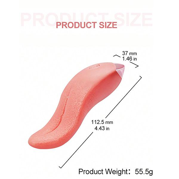 Heizung Zunge lecken Vibrator Sexspielzeug für Frauen Zungenmassagegerät für Sex Zunge lecken Klitoris Stimulator G-Punkt Nippel Weiblicher Masturbator