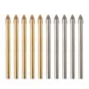 10 Pieces Glass Drill Bits Assortment Portable Ceramic Concrete Metal Hole Puncher Assorted Kit Power Tools Accessories