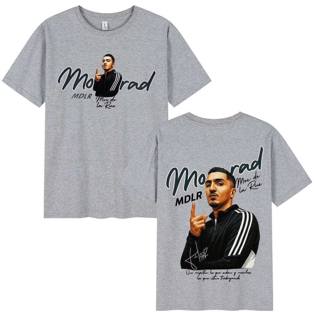 Rapper Morad Mdlr Tour Merch Short Sleeve T Shirt Unisex Unisex Harajuku Tops Vintage Aesthetic Graphics Tshirt Cotton Tees