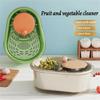 Multifunctional Large Capacity Hand-cranked Fruit and Vegetable Washer Kitchen Vegetable Fruit and Vegetable Household Fruit Artifact
