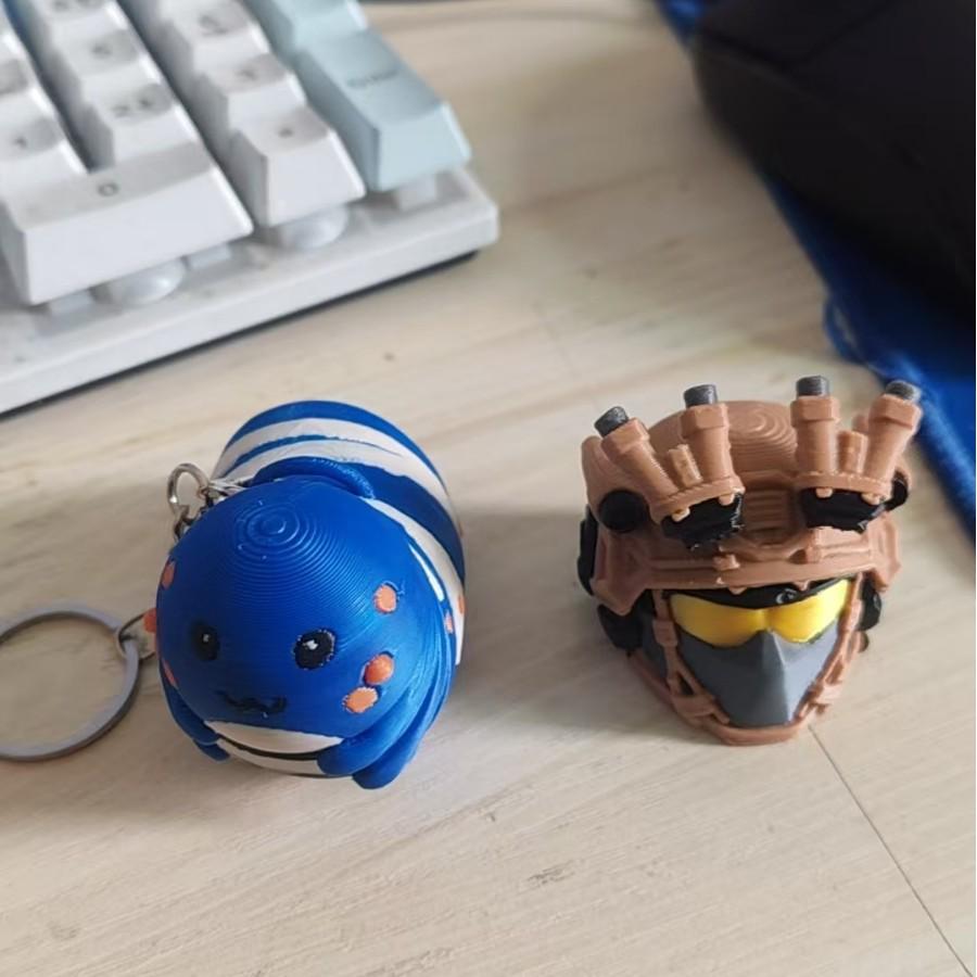 Delta Action Weilong 3D Printed Keychain Ornament