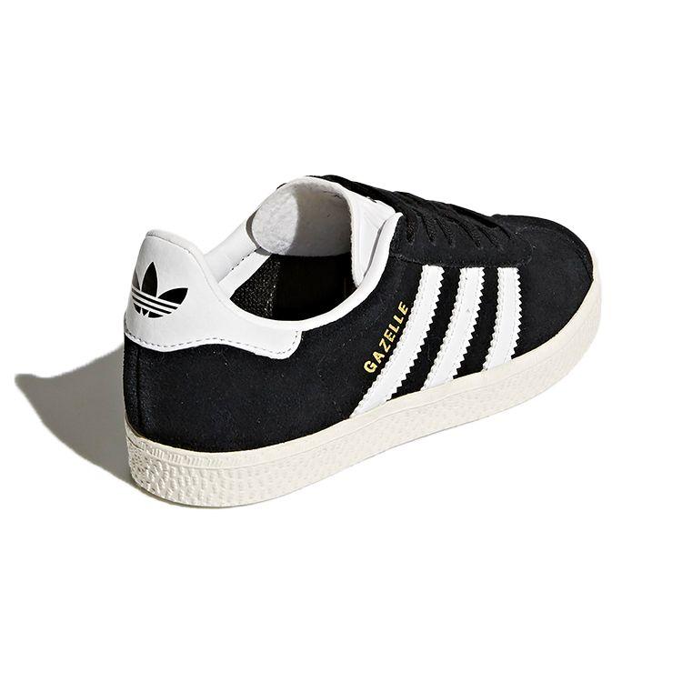 Adidas Gazelle J Black Cloud White Kids Sneakers Core-Black Gold-Metallic BB2507