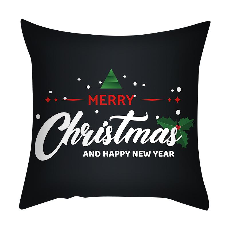 Pillowcase Christmas Cartoon Nordic Cross-border Special for Living Room Bedroom Cushion Pillow