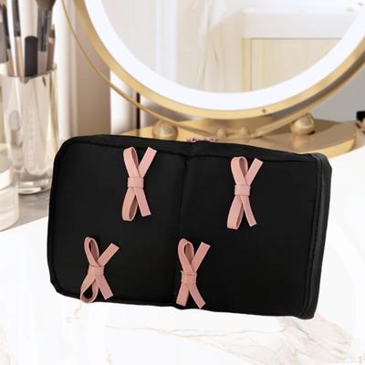 Makeup Bag Wash Storage with Zipper Large Capacity Toiletry Pouch Brush Case for Home
