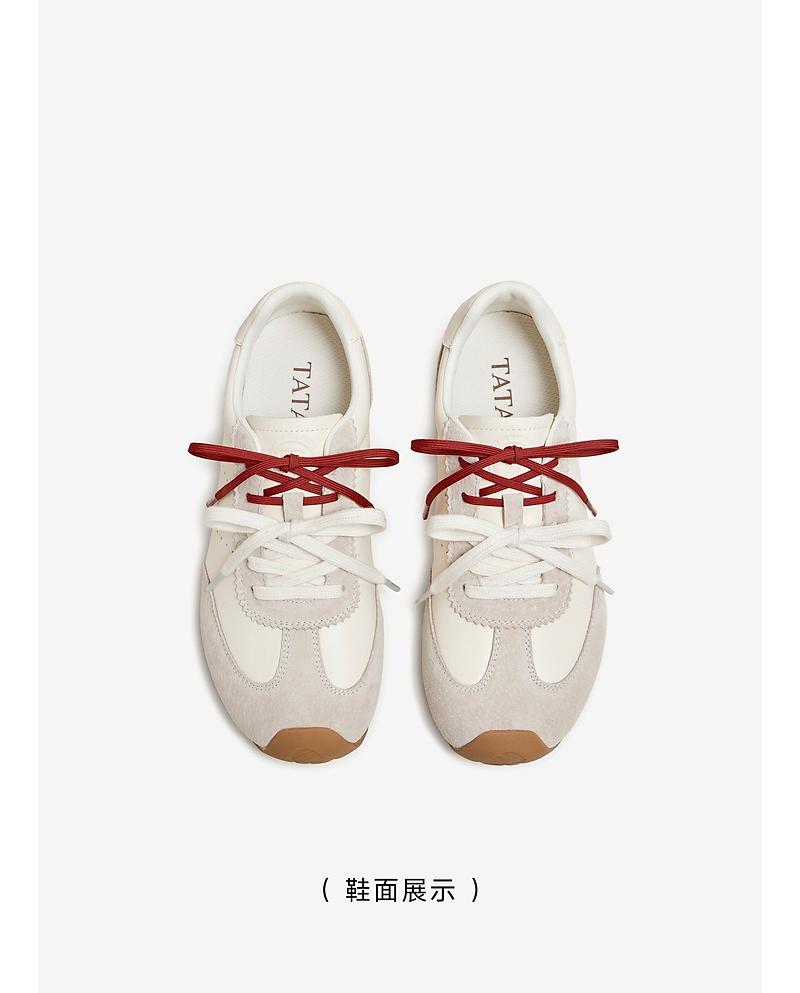 TATA/He She 2026 Spring Forrest Gump Shoes Women's Versatile Simple Casual Sports Shoes