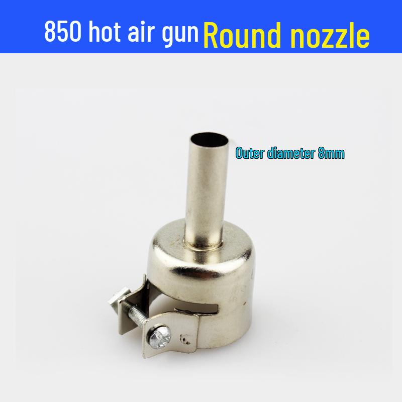 Universal Hot Air Gun Nozzles 850 852 858: Desoldering Station Square & Round Steel Mesh Nozzles
