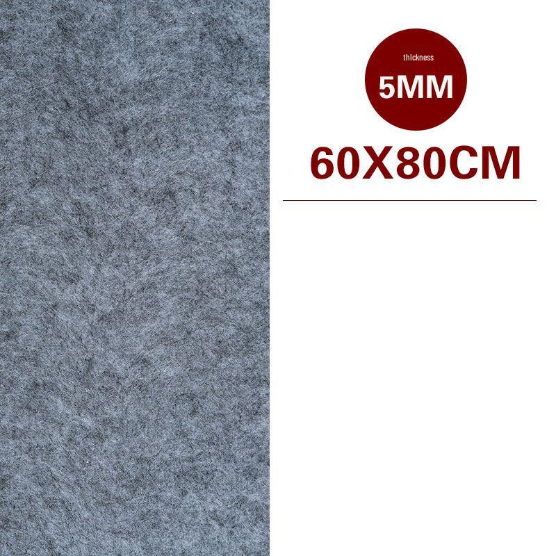 Calligraphy Felt Pad - 5MM Thick Rice Grid Cloth in Black, White, Grey - Ideal for Students