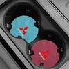 Porta-copos de Carro em Camurça Antiderrapante Isolamento Térmico para Copo de Água Tapete Decorativo Para Mitsubishi ASX Lancer L200 Pajero Sport Attrage Mirage Eclipse
