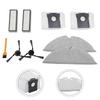 Replacement Accessories Kit For Dreame D20 Pro Plus Robot Vacuum, 2 Side Brushes, 2 Mop Cloths, 2 Filter Bags, Cleaning Tool