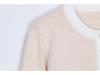 S Family French Chic Long Sleeve Knit Top: Minimalist Spring/Autumn Round Neck Shirt