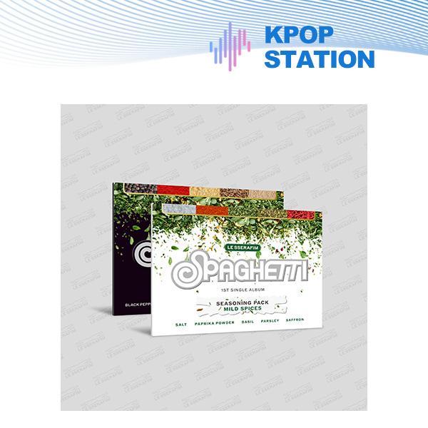 

LE SSERAFIM - 1-й сингл-альбом [SPAGHETTI] (Альбомы Weverse вер.)