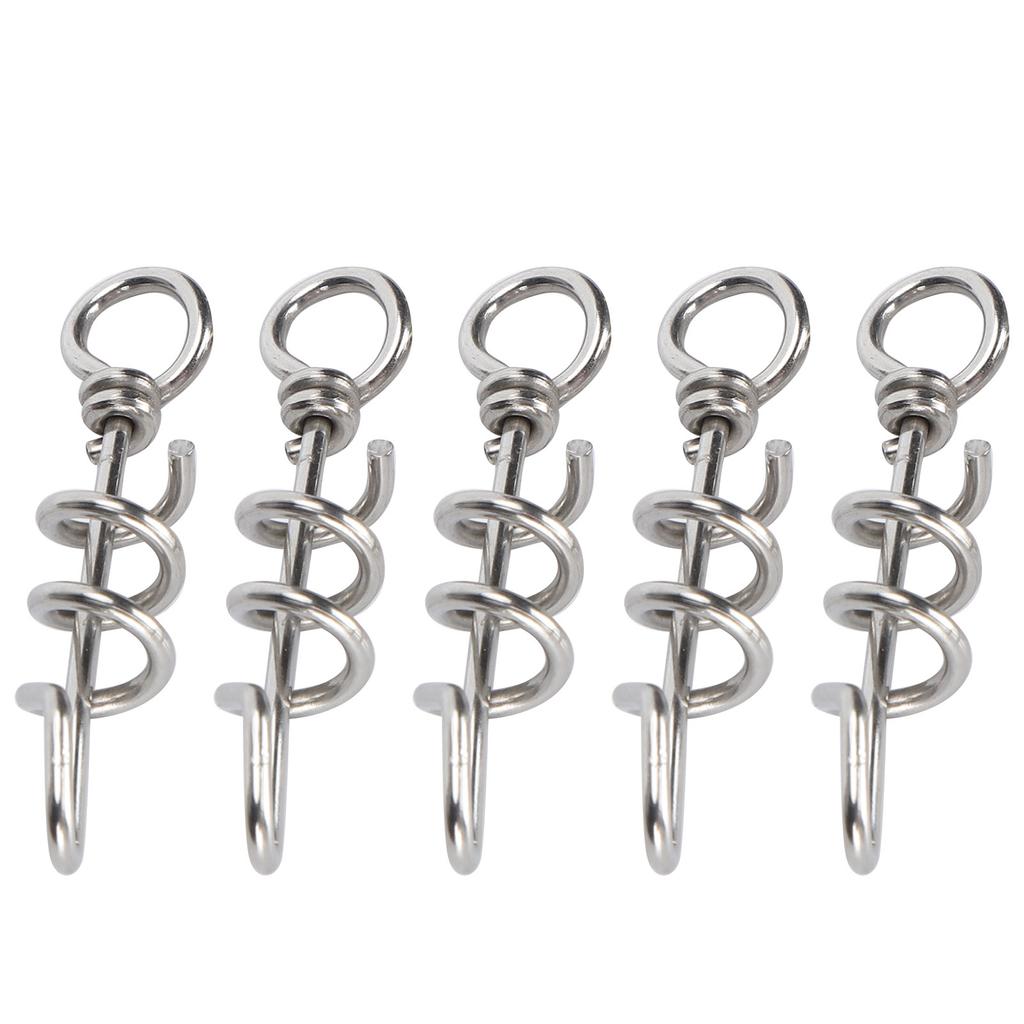 5 Pcs Bird Parrots Foot Ring Buckle Stainless Steel Foot Ring for Small Medium Birds