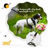 Christmas Dog Harness Vest with Bow Tie No Pull Leash Formal Puppy Harness for Wedding