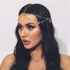 Wave Tassel Chain Headwear Tassel Electroplated Alloy Sequin Round Sheet Multi-layer Wedding Supplies Hair Accessories