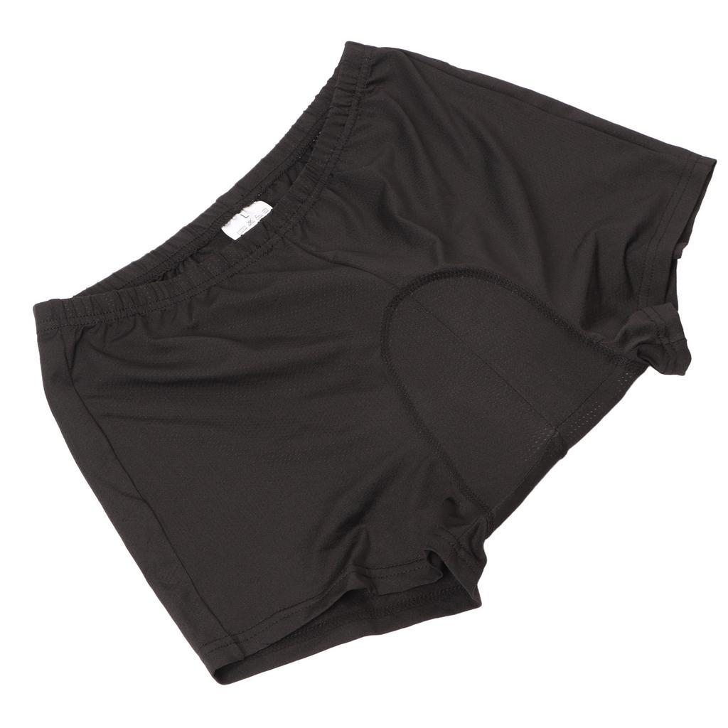 Bike Shorts With Thickened Silicone Pad Riding Clothing Summer Shockproof Breathable Cycling Short Pants Black L