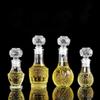 High End Transparent Glass Small Bottle 50/100ml Whiskey Mini Creative Red Bottle 5