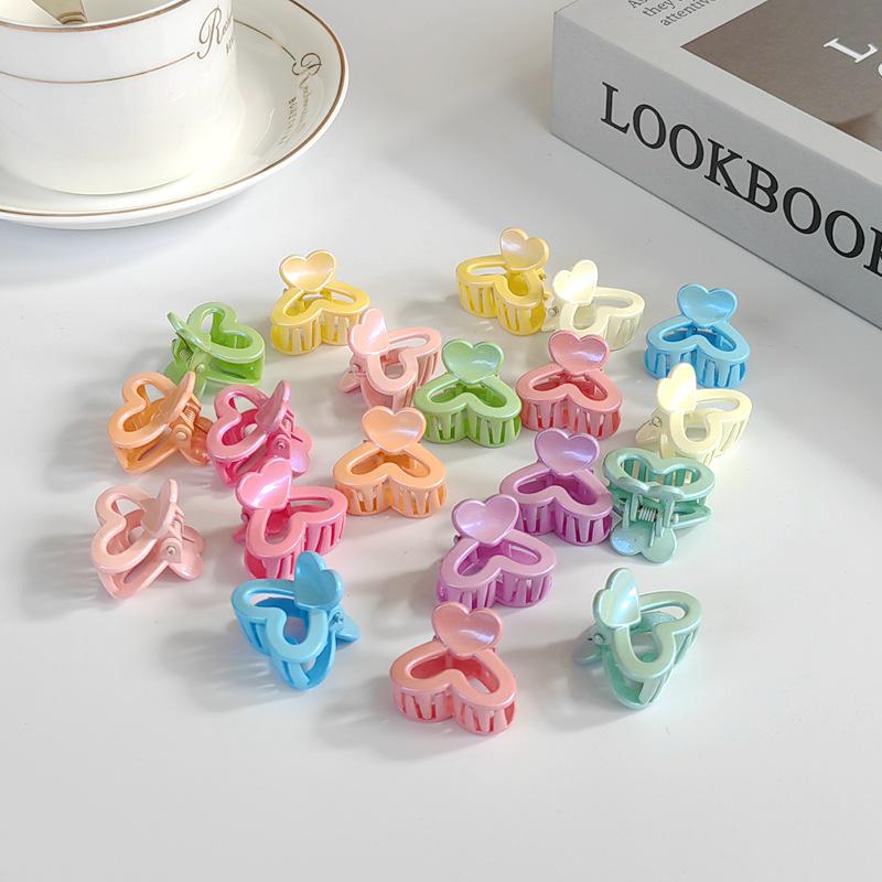 

Матовый леденцовый цвет, полая квадратная заколка для волос - корейский стиль для весны/лета