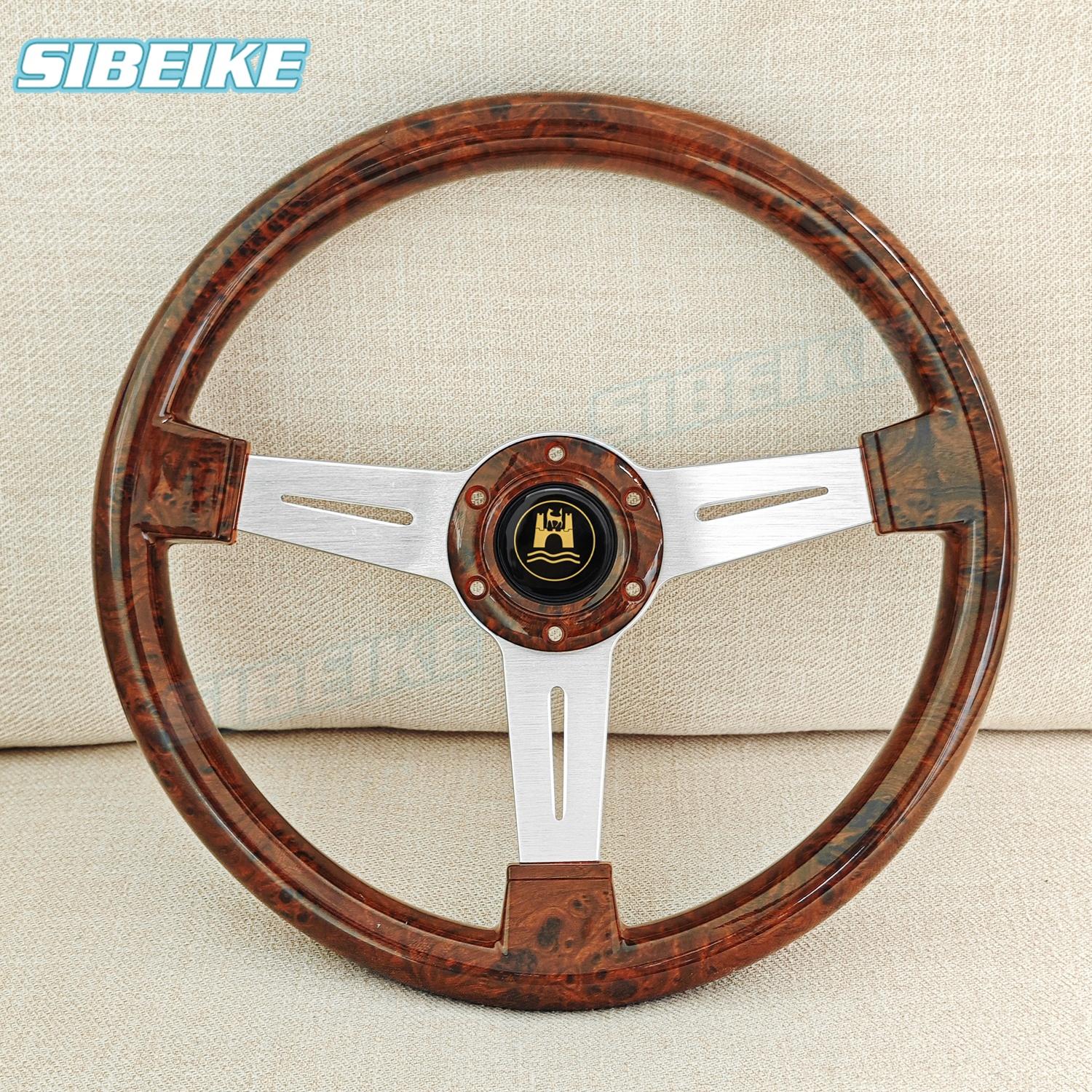 JDM Classic Wood Style Steering Wheel
