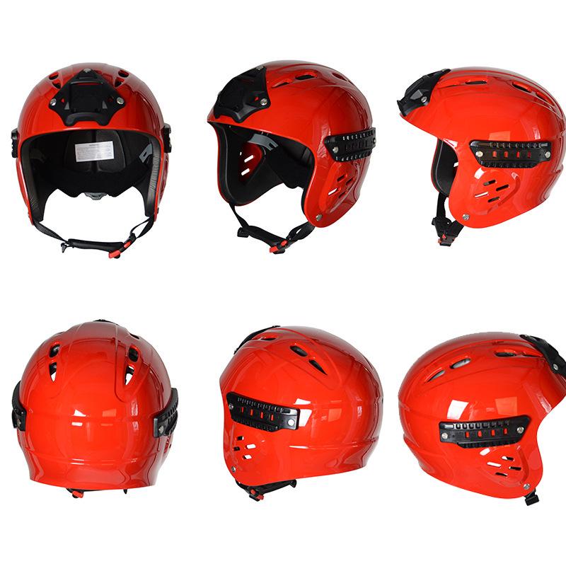 Casco di Emergenza Blu Cielo per Soccorso in Acqua - Facciale Intero/Parziale, Compatibile con Binari e Rafting