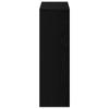 Bookshelf Oak Black 98 x 29 x 97.5 cm Engineered Wood