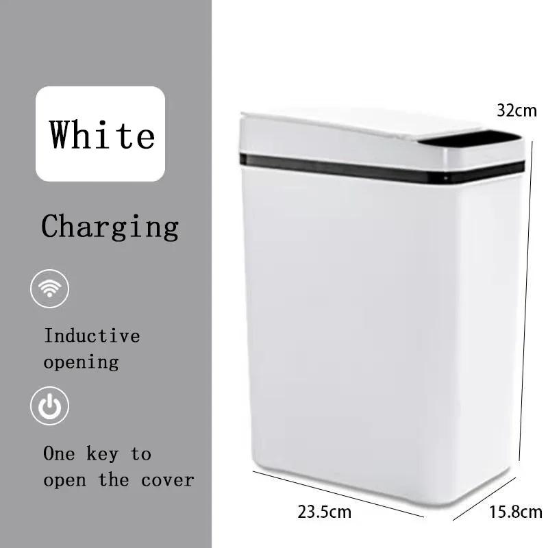 

Умный датчик мусорного ведра 12 л кухонный мусорный бак электрический бесконтактный ванная комната водонепроницаемый мусорное ведро с крышкой домашняя мусорная корзина