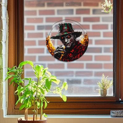 Halloween Balcony Glass Window Home Beautification and Decoration Static Electricity Window Stickers