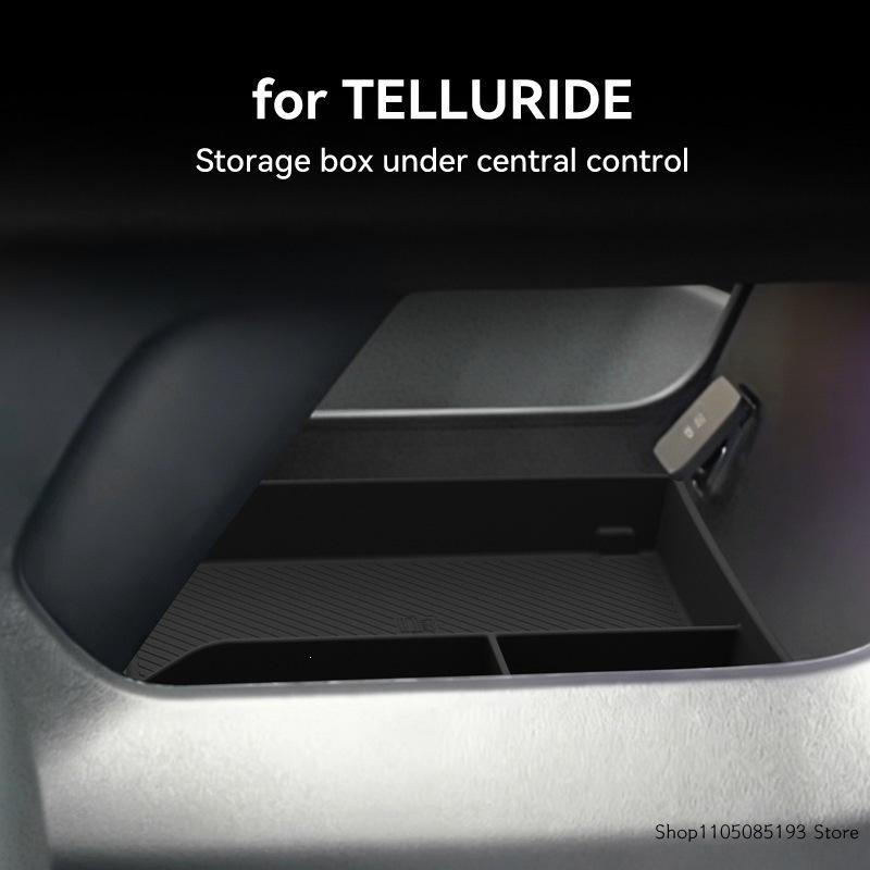 For the 2027 Telluride Telluride Silicone Central Control Lower Box, Car Storage Box, Storage Box