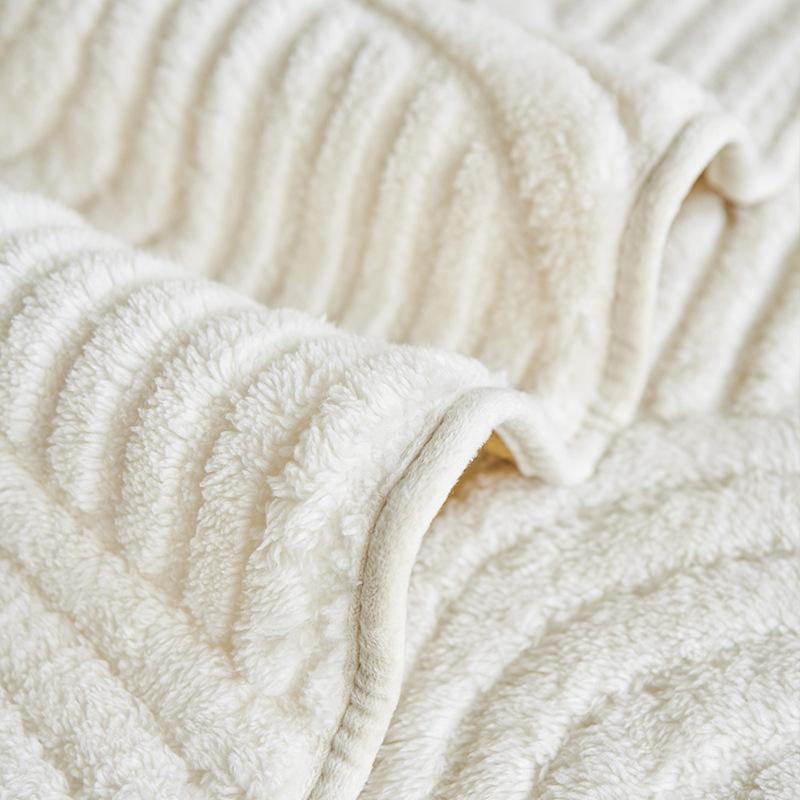 3D Plush Couch Cushion Winter Non Slip Soft Sofa Blanket Solid Color Thickened Anti Cat Scratch Sofa Mat Sofa Protective Cover