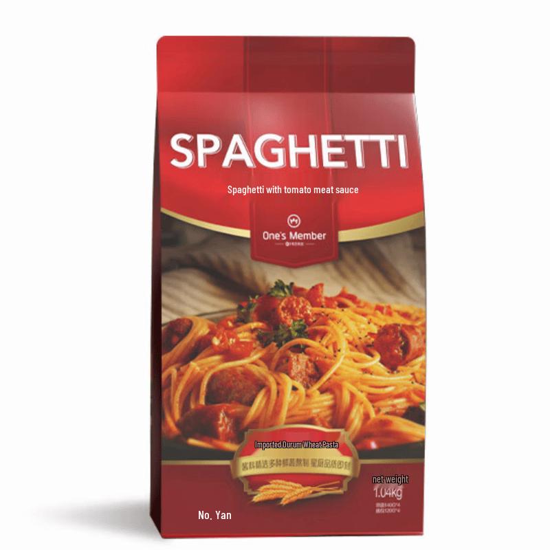 One's Member Rohkost-Spaghetti mit Tomaten-Fleischsauce
