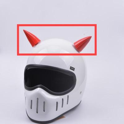 1 paire de cornes de casque de moto avec ventouse, décor de casque, ornements de décoration universels, accessoires de corne de couvre-chef pour casque de vélo et de scooter
