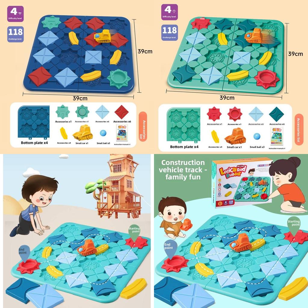 Educational Plastic Maze Track Toy For Kids With Interactive Logic And Puzzle Game For Indoor Play