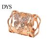 Fine Electroplated Scarf Ring Hollow-out Butterfly Ring, Rhinestone Holder, Elegant Stylish for Women Slide Shirts Neckerchiefs Shawls Silk