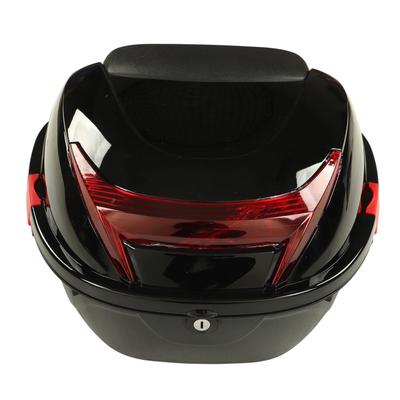 Maletero de almacenamiento para motocicleta Maletero trasero Caja superior trasera para motocicleta Maletero trasero de moto Estuche de almacenamiento Impermeable con cerradura Para motocicleta